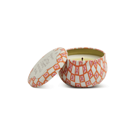Tulip 2 oz Tin Candle Cactus Flower - Mini Vela