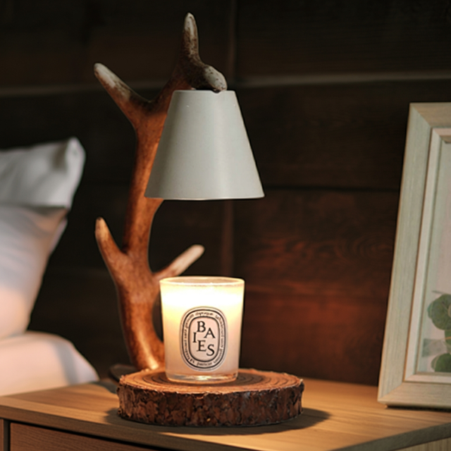 Candle Warmer Lamp Caribou Antler - Calentador de cera/velas