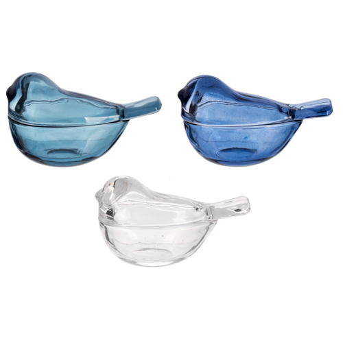 Bird Trinket Box - Caja de Cristal de Pájaro