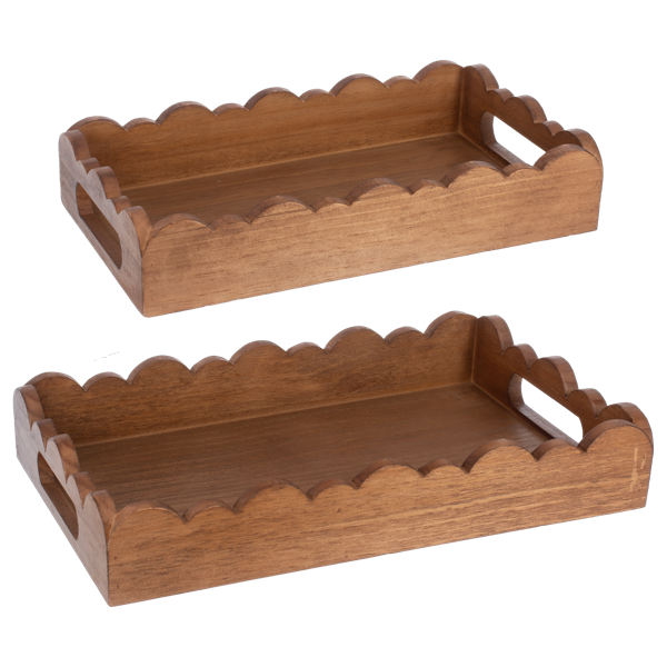 Scallop Edge Tray - Bandeja con Bordes Ondulados
