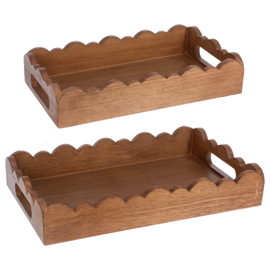Scallop Edge Tray - Bandeja con Bordes Ondulados