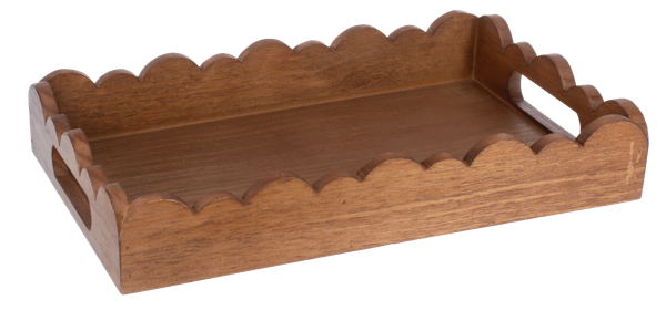 Scallop Edge Tray - Bandeja con Bordes Ondulados