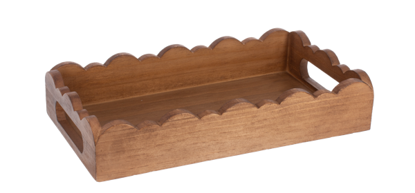 Scallop Edge Tray - Bandeja con Bordes Ondulados