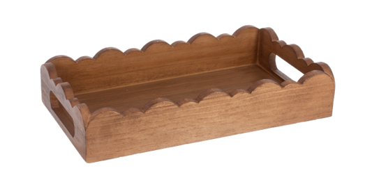Scallop Edge Tray - Bandeja con Bordes Ondulados