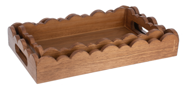 Scallop Edge Tray - Bandeja con Bordes Ondulados