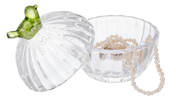 Bird Trinket Box - Caja de Cristal con Pájaro