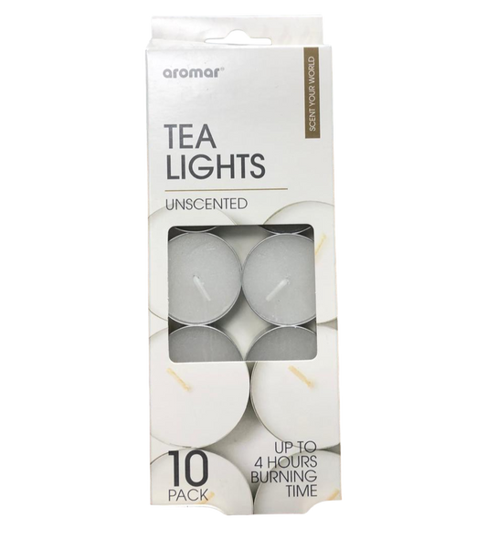 Spa - Tealight 10 Pack Unscente