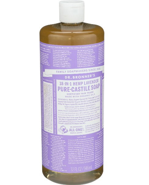 ORGHEMP LAVENDER LIQ SOAP 32 OZ
