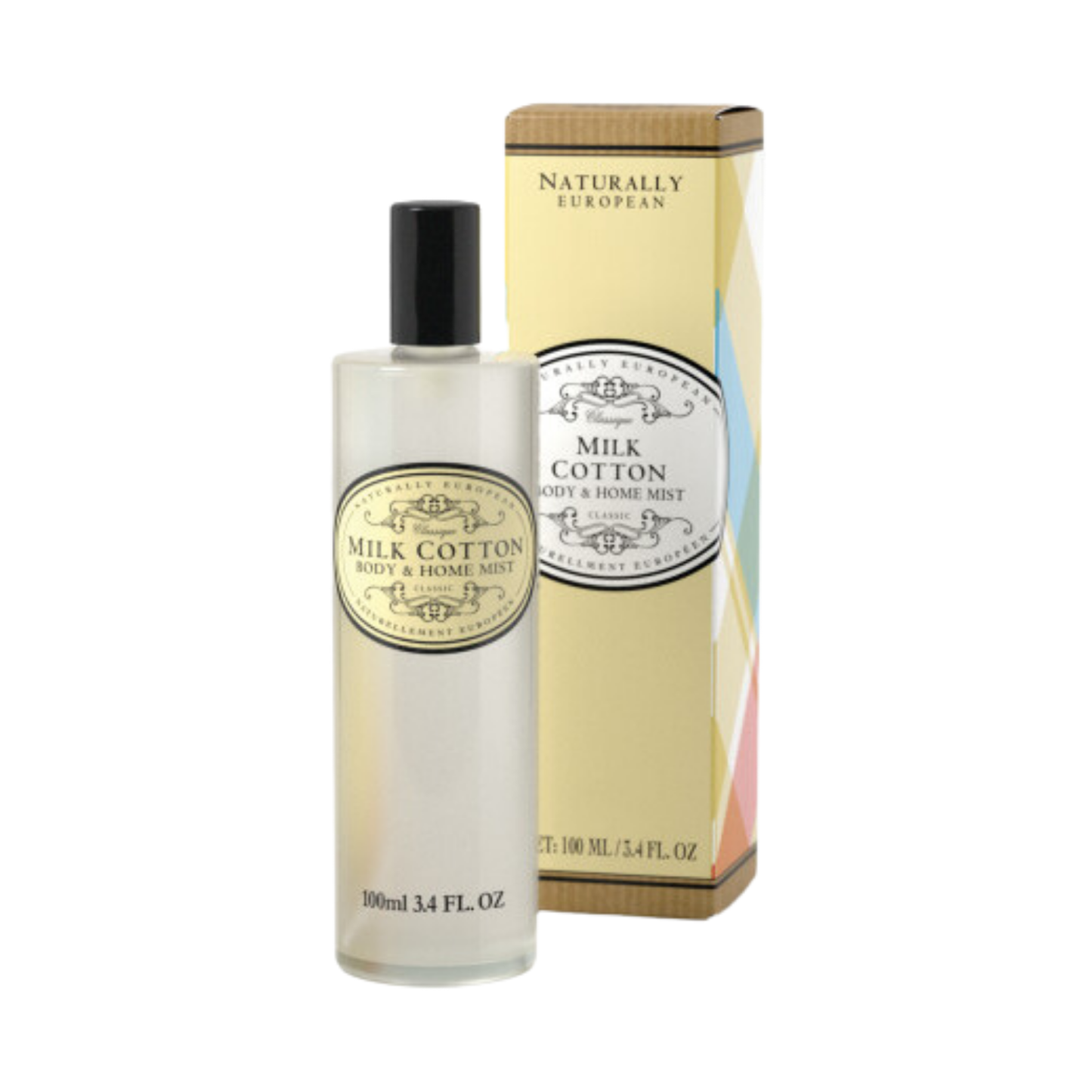 Naturally European 100ml Body & Home Mist - Milk Cotton