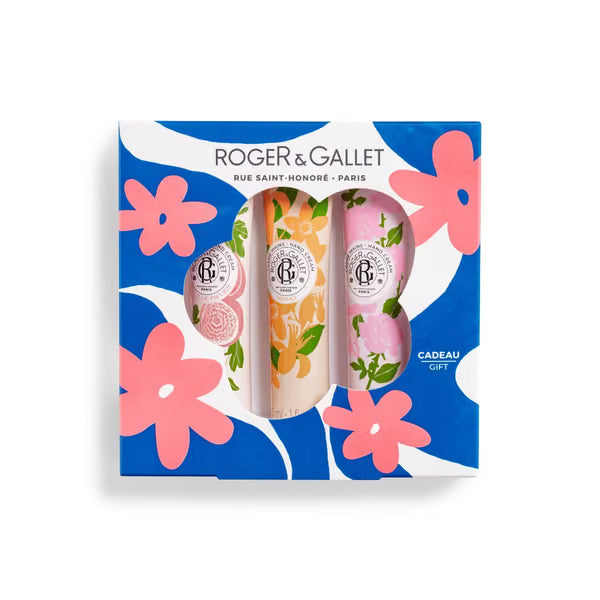 Relaxing Hand Cream Trio - Rose, Fig & Neroli - Set de Regalo
