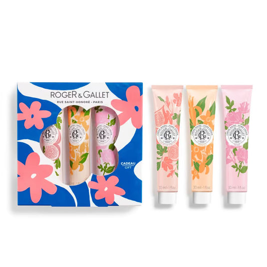 Relaxing Hand Cream Trio - Rose, Fig & Neroli - Set de Regalo