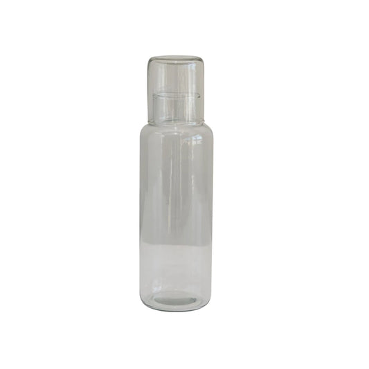 Decantador con vaso para beber
