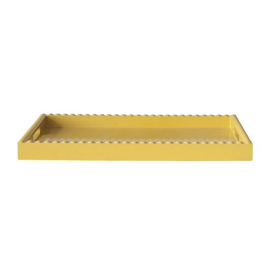 Mdf & Wood Tray W Handles / Bandeja de madera