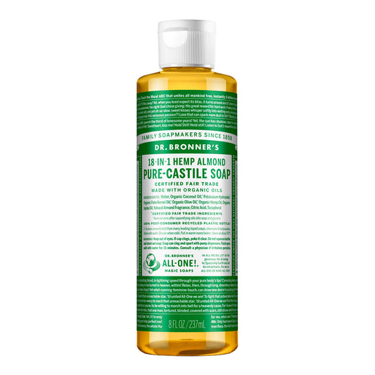 Organical Hemp Almond Liquid Soap 32 oz