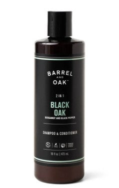 2 in 1 Shampoo & Conditioner - Black Oak 16 fl oz - Shampoo y Acondicionador 2 en 1
