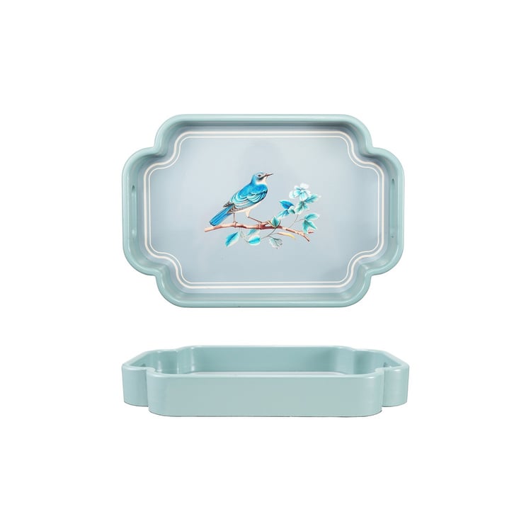 Decorative Tray With Birds - Bandeja