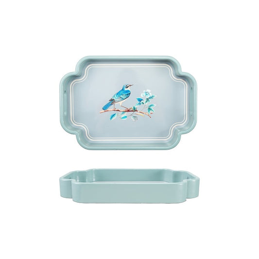 Decorative Tray With Birds - Bandeja
