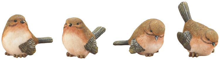 Garden Bird Figurines - Figuras de Aves