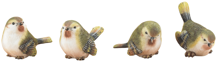 Garden Bird Figurines - Figuras de Aves