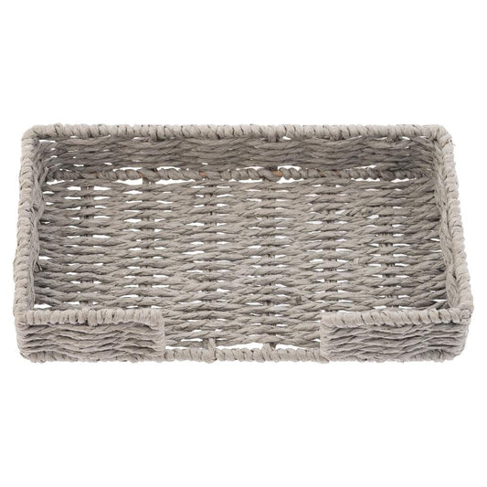 karma gifts Gray Woven Napkin Holde
