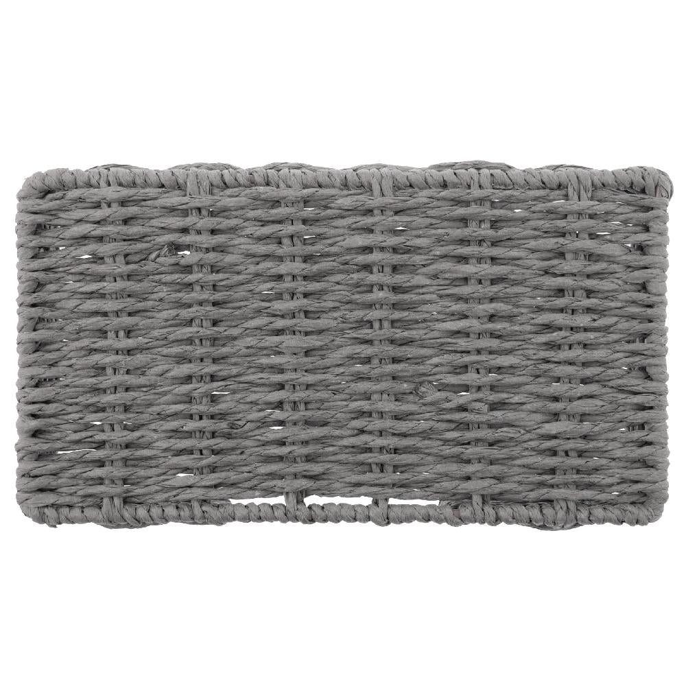 karma gifts Gray Woven Napkin Holde