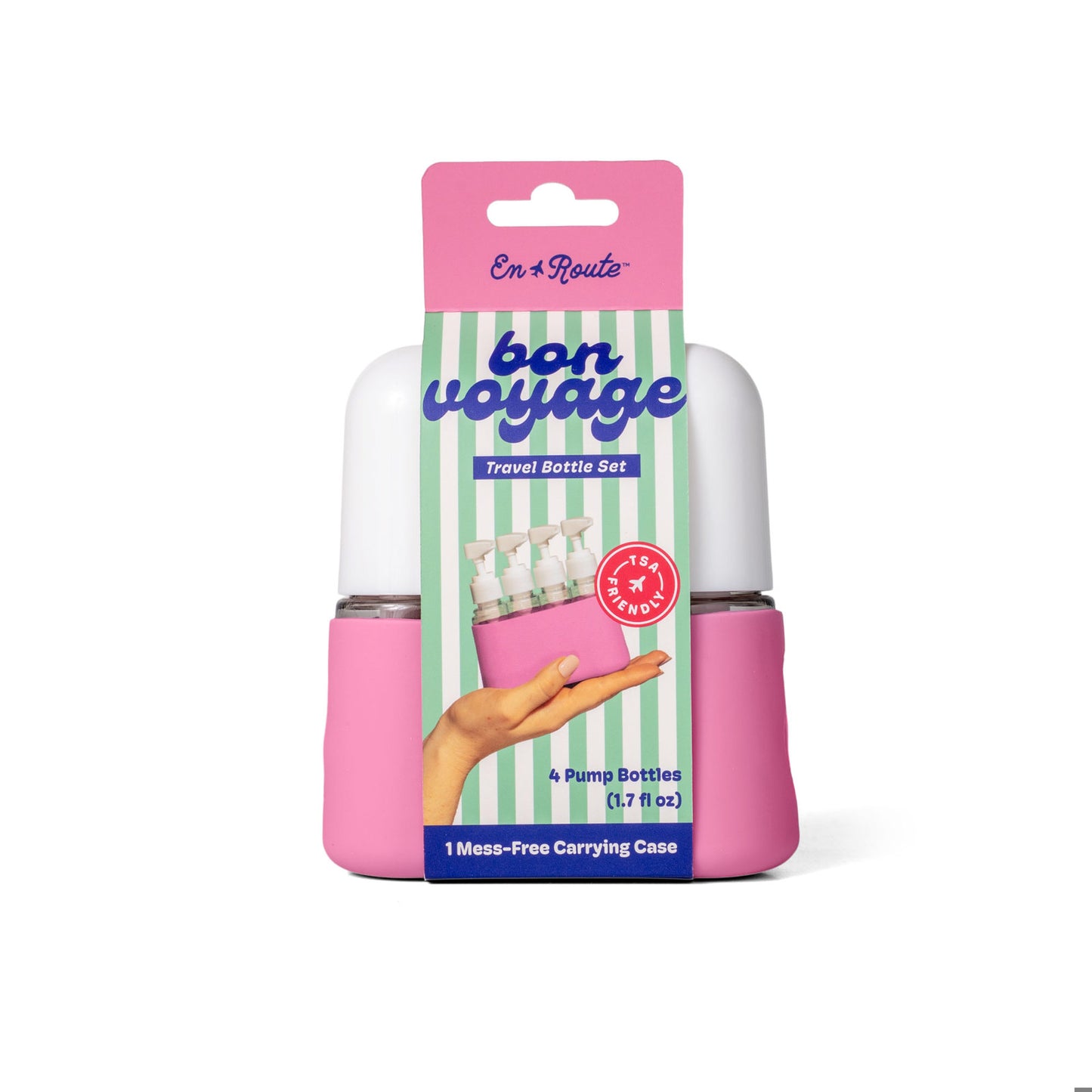 En Route Bon Voyage 4 Piece Travel Bottles - Botellas de Viaje