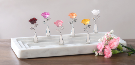 Forever Flower Figurines - Figuras de Flores Eternas