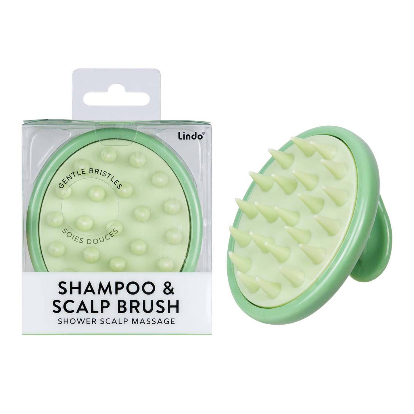 LINDO SHAMPOO & SCALP BRUSH-(GR