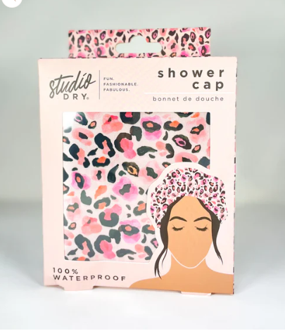 Shower Cap Leopard Prnt