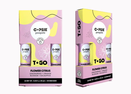 Oopsie poopsie - Set deSpray anti mal olores - floral  0.34 oz