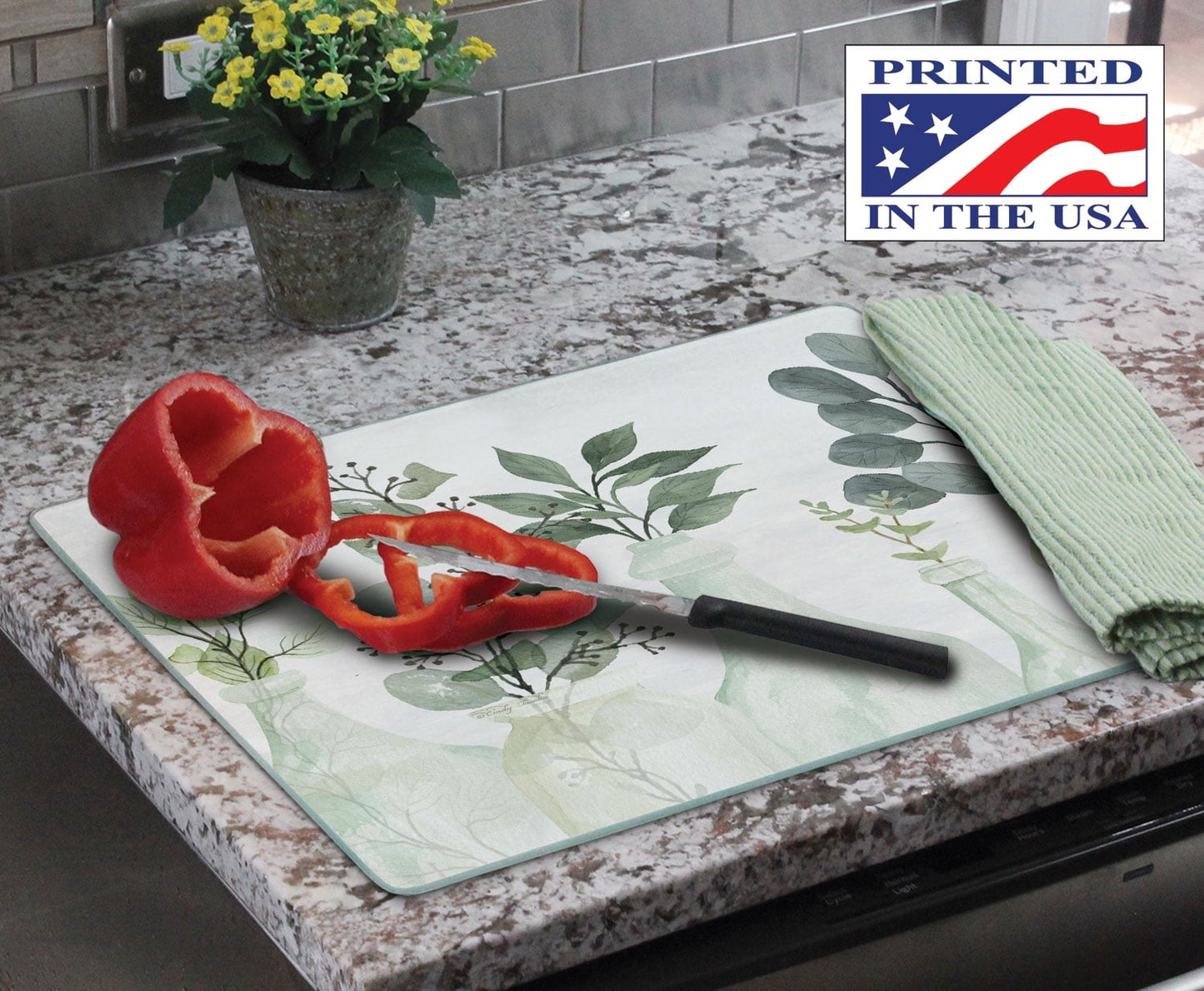 Nature´s Greenery Cutting Board - Tabla de Cortar