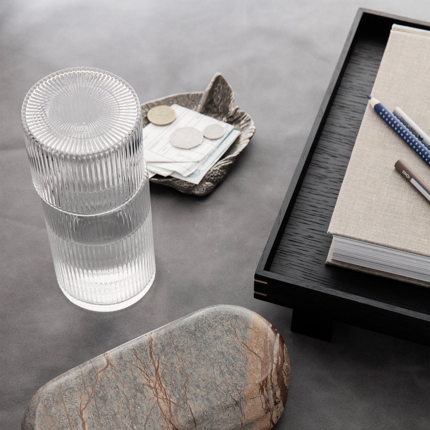 1000ml Glass Carafe with 350ml