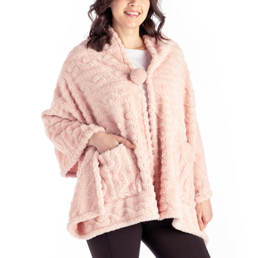 Hello Mello The Coziest Blanket Wrap Pink - Manta Rosa