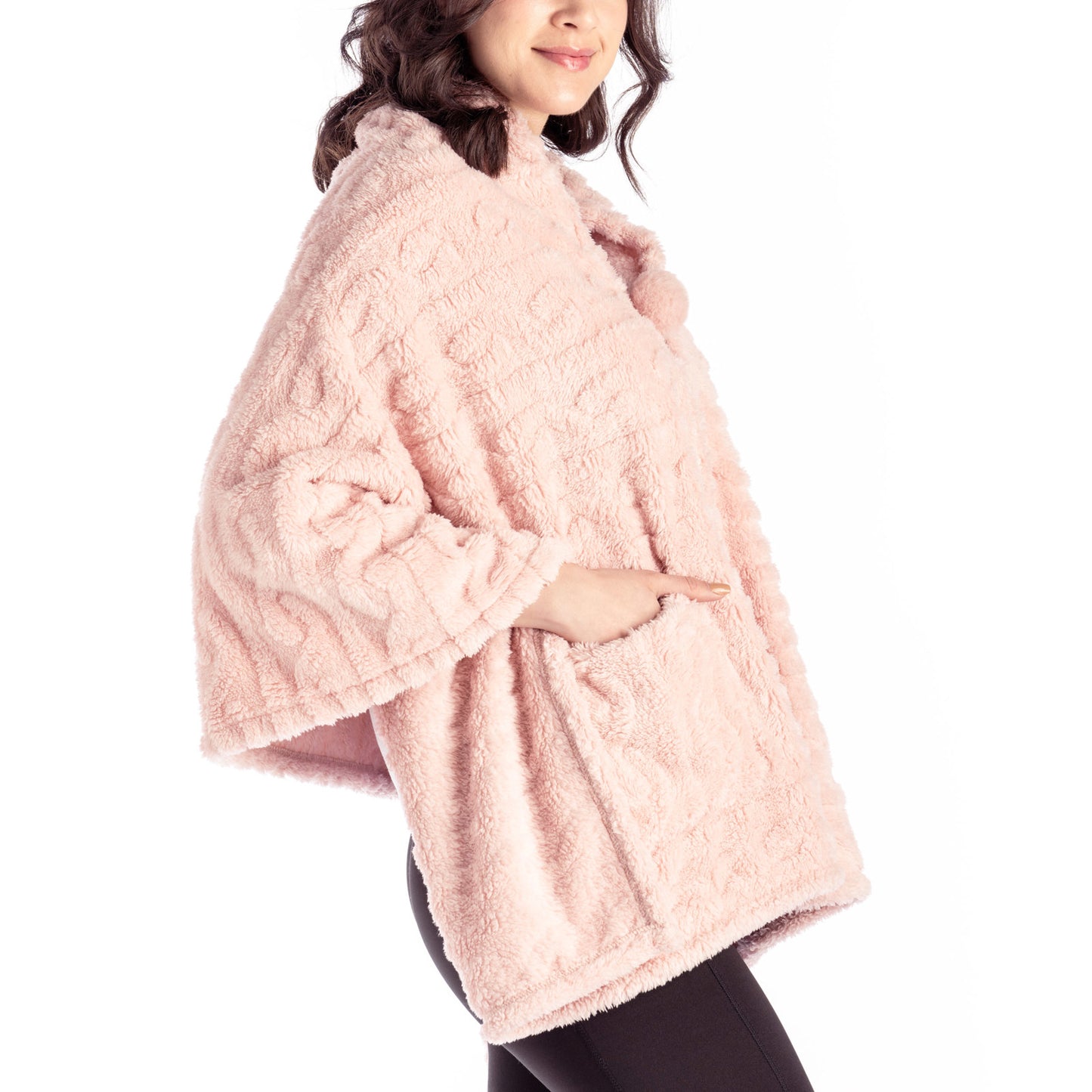 Hello Mello The Coziest Blanket Wrap Pink - Manta Rosa