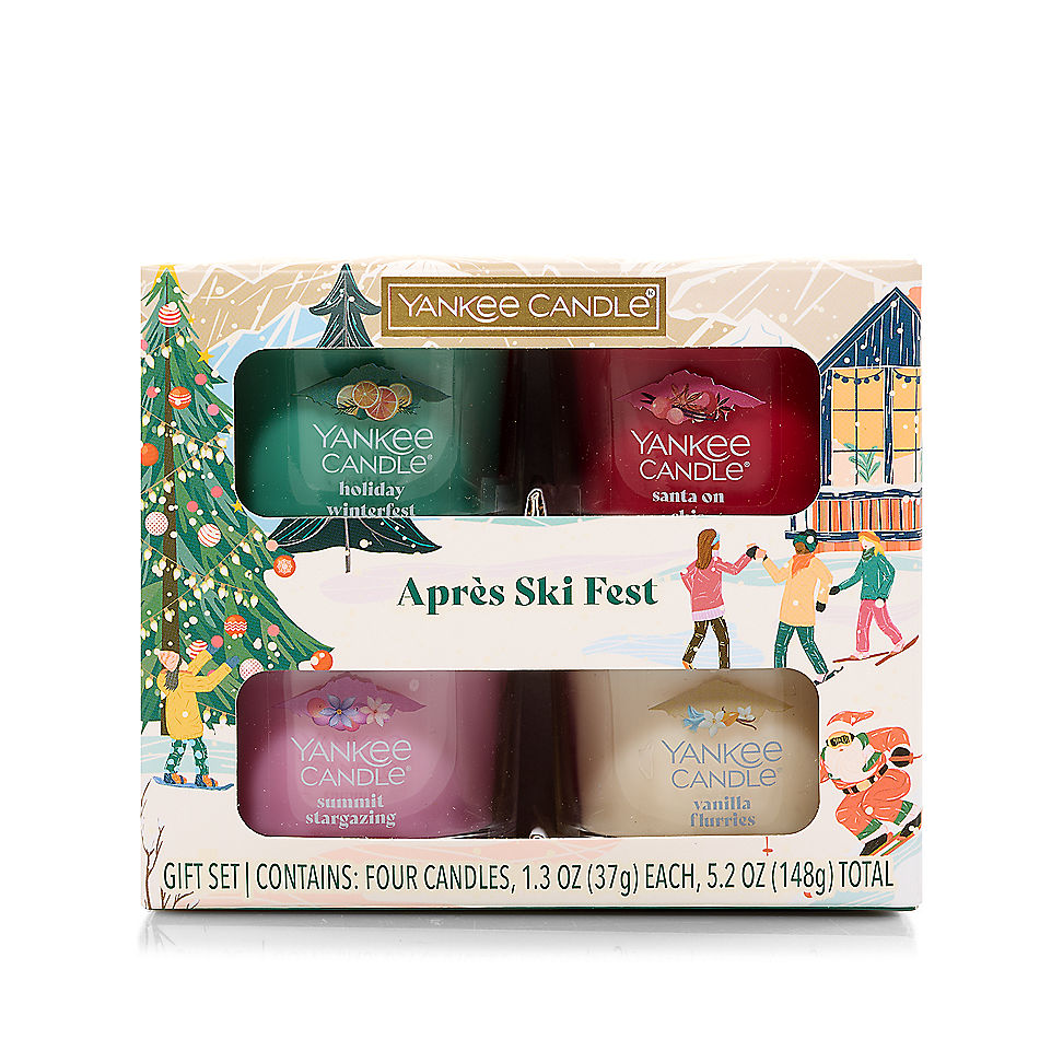 Après Ski Fest Gift Set - Set de Regalo de 4 Mini Velas