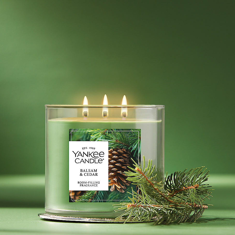 Balsam & Cedar 3-Wick Candle - Vela