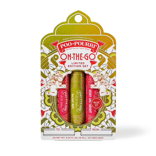 Holiday On-the-Go Set - 2 Scents 10ML - Poo~Pourri  Christmas Edition