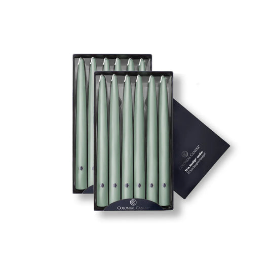 10" Colonial Green Handipt Taper (una unidad)