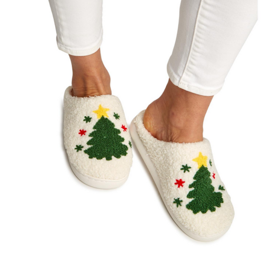Cozy Tree Icon Slippers – Two's Company