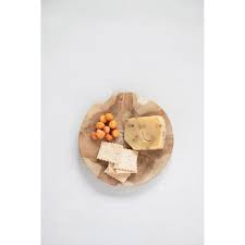 Round Teakwood Cutting Board