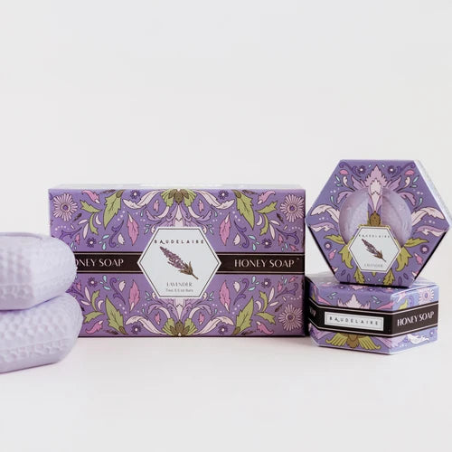 Lavender Honey Soap Gift Box - Jabones en Barra