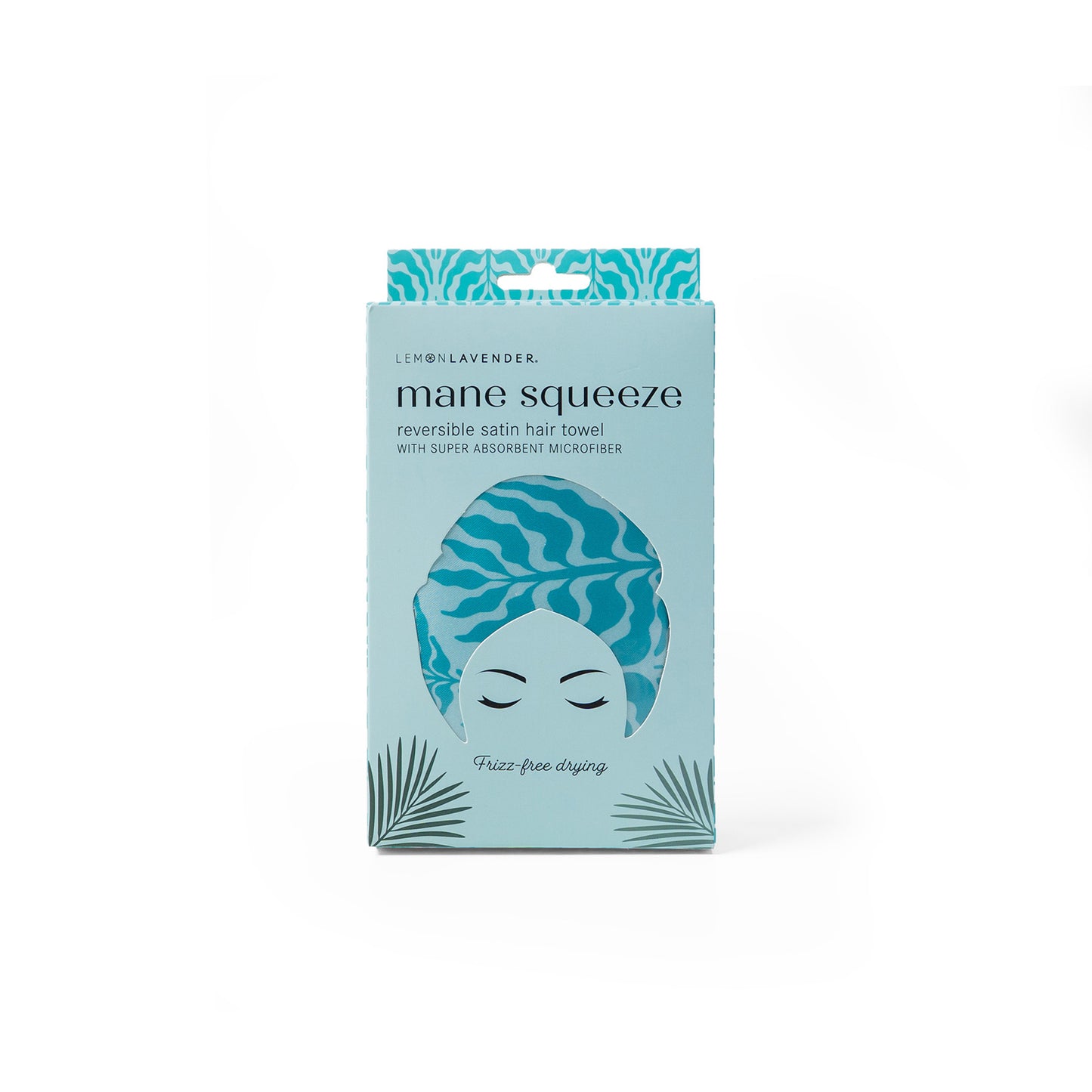 Lemon Lavender Mane Squeeze Reversible Satin Hair Towel - Toalla de Satén Reversible
