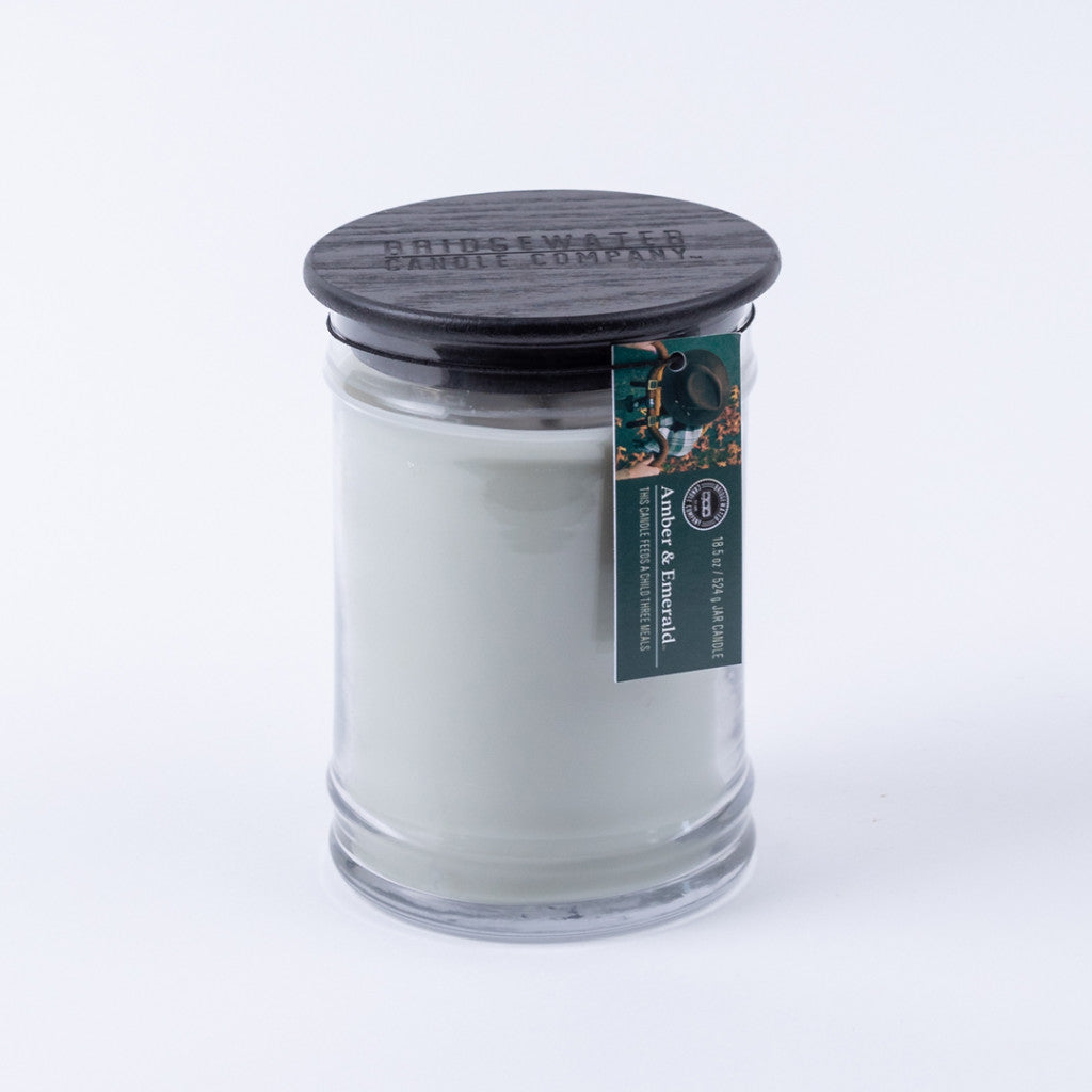 Amber & Emerald 18oz Large Jar Candle
