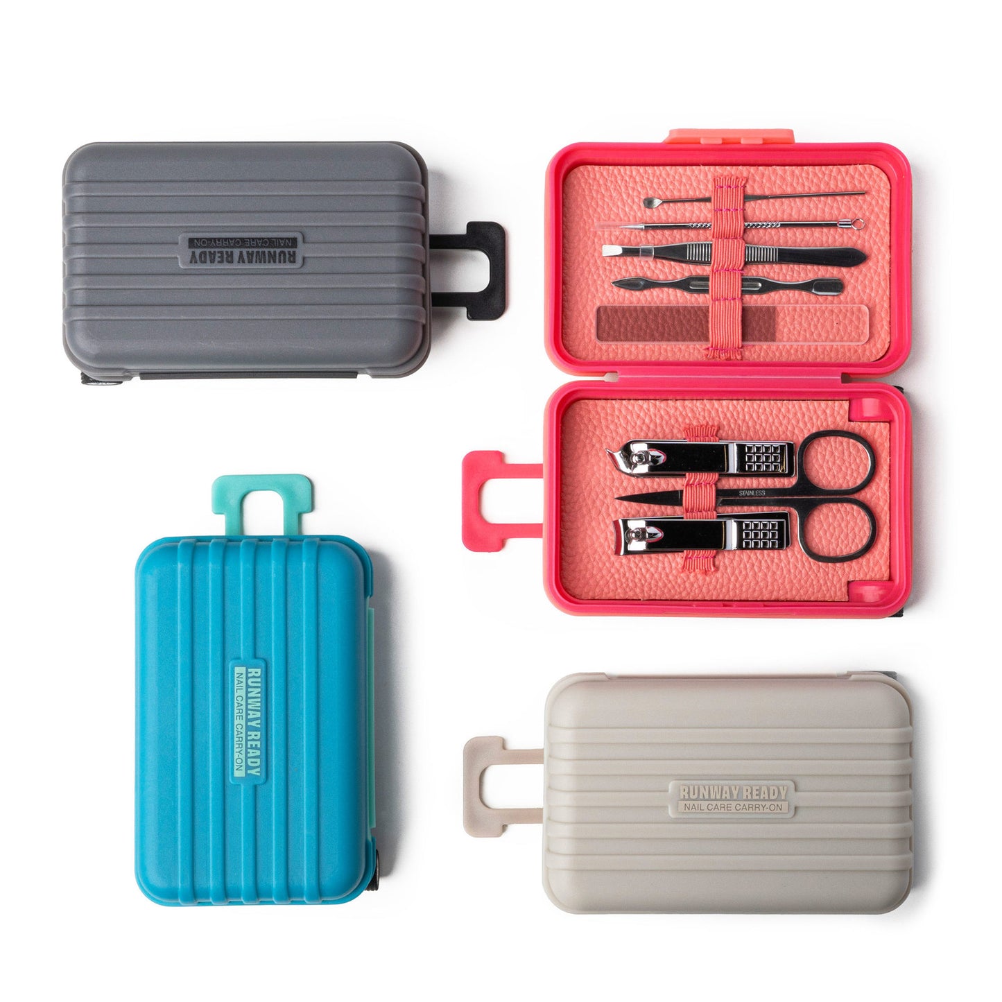 Modern Monkey Runway Ready Nail Care Carry-On - Set de Viaje de Manicure