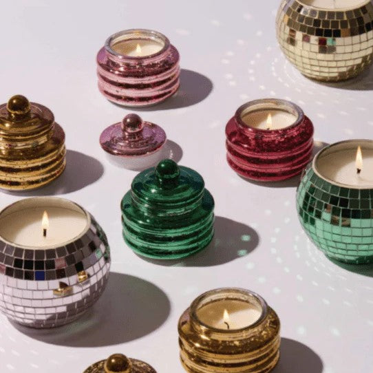 Balsam & Fir Glass Candle - Vela