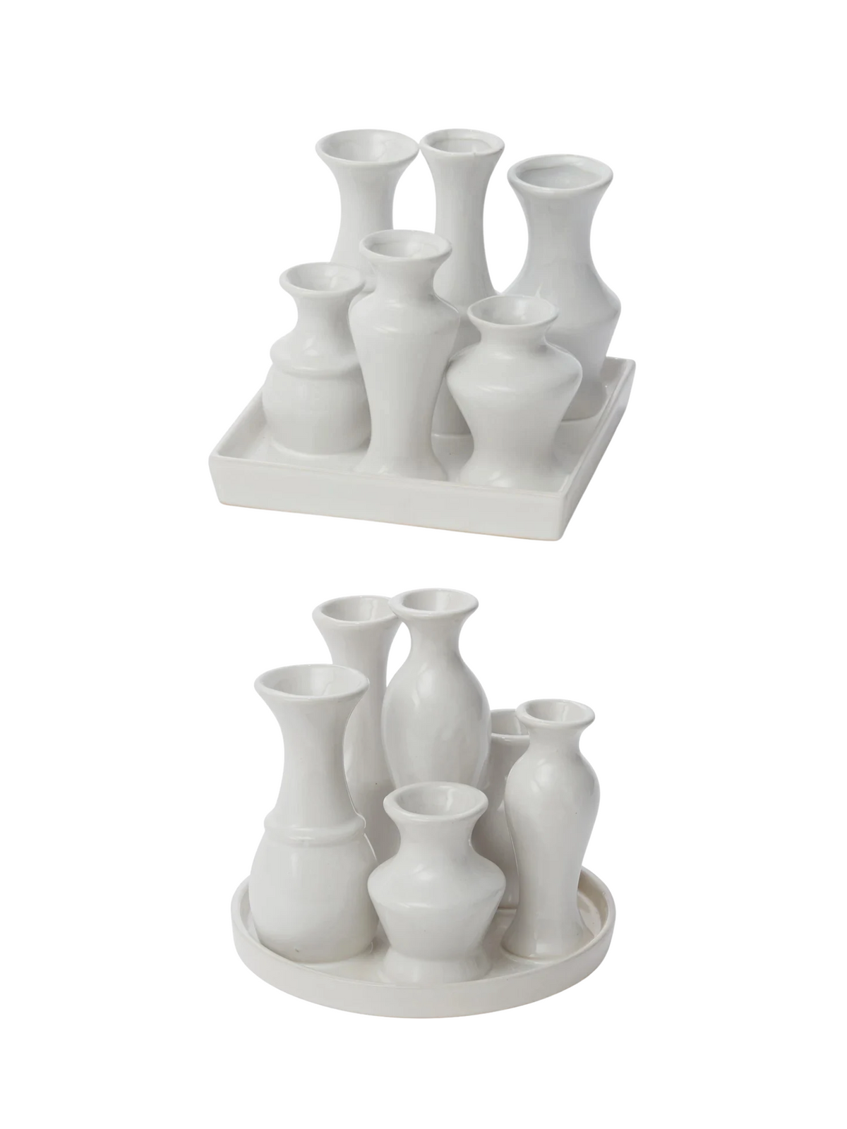 Multi Vase w/6 Sections - Jarrón