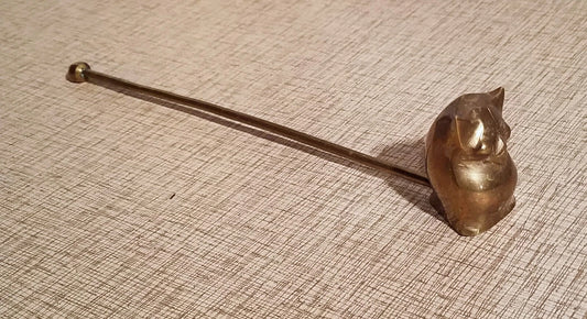 Inner Pewter Owl Candle Snuffer - Apagavelas