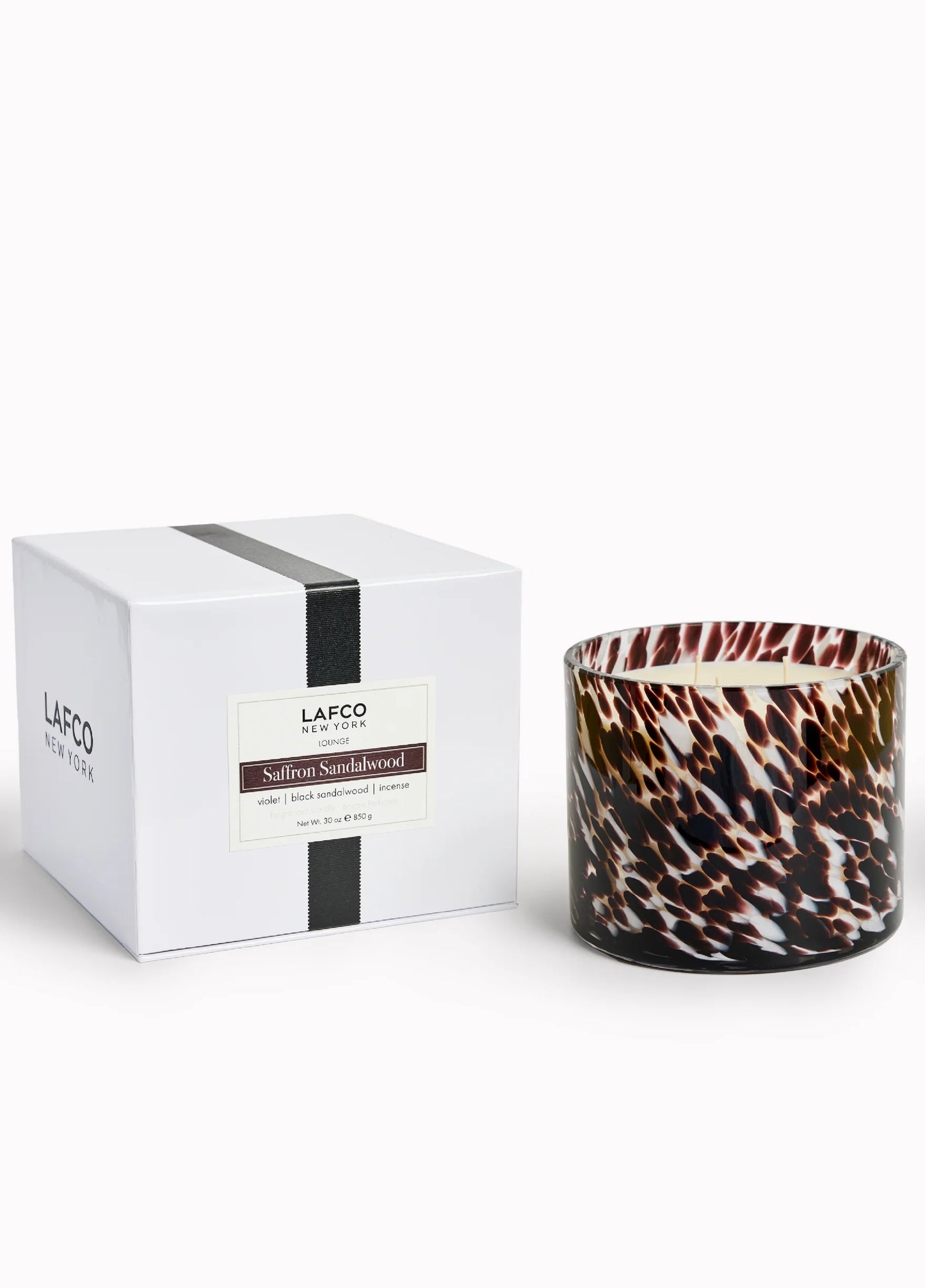 30oz Saffron Sandalwood 3-Wick Candle - Vela