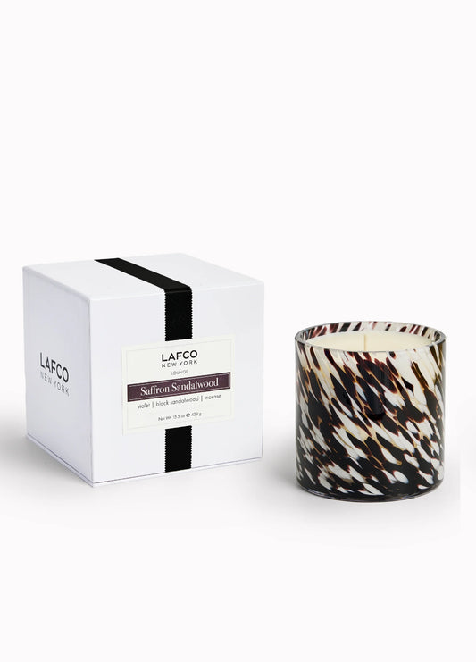 Saffron Sandalwood Signature Candle Lounge 15.5oz