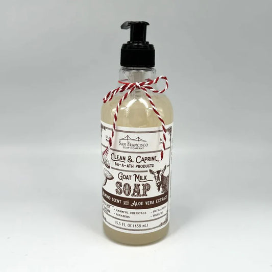 Jabón de manos con leche de cabra Clean & Caprine 15,5 oz 458 ml